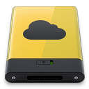 Yellow iDisk Icon 128x128 png